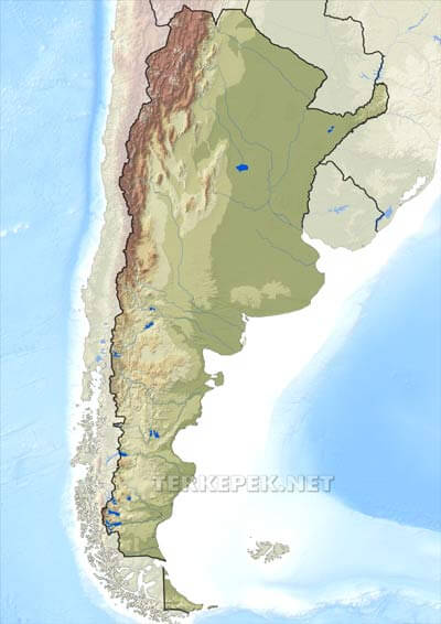 Argentína felszíne